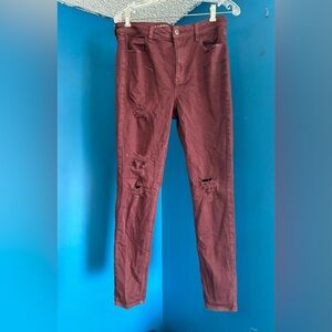 American eagle super high rise jegging